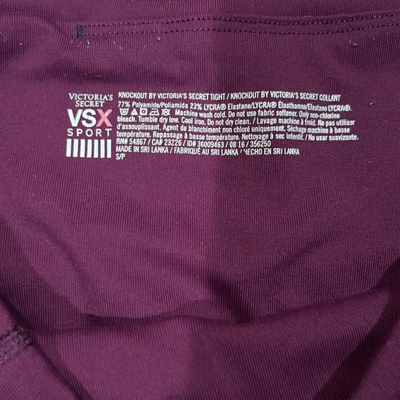 Victorias Secret VSX Small Leggings - Picture 3 of 6